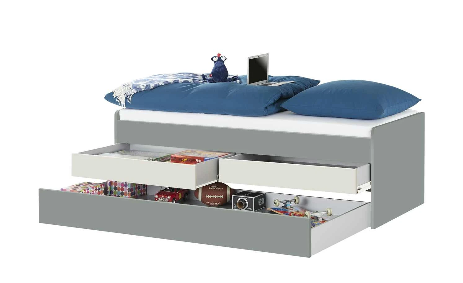 Duobett mit Stauraum Grow Up | Grau / Sandgrau 90 cm 9 Duobett mit Stauraum Grow Up | Grau / Sandgrau 90 cm – Bild 7