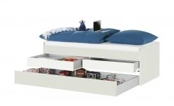 Duobett mit Stauraum Grow Up | Sandgrau / Weiß 90 cm -Kindermöbel Verkaufsladen 12114853 6 202003122234