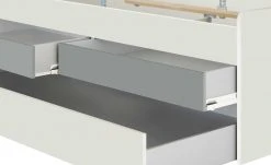 Duobett mit Stauraum Grow Up | Sandgrau / Grau 90 cm -Kindermöbel Verkaufsladen 12114854 6 202003122234