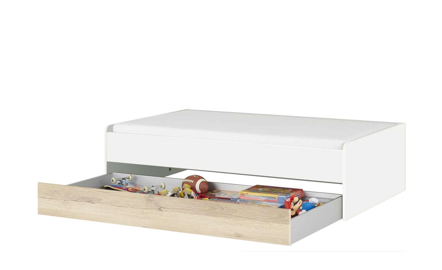 Duobett Grow Up | Weiß / Risseiche (Nachbildung) 90 cm 10 Duobett Grow Up | Weiß / Risseiche (Nachbildung) 90 cm – Bild 8