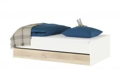 Duobett Grow Up | Weiß / Risseiche (Nachbildung) 90 cm