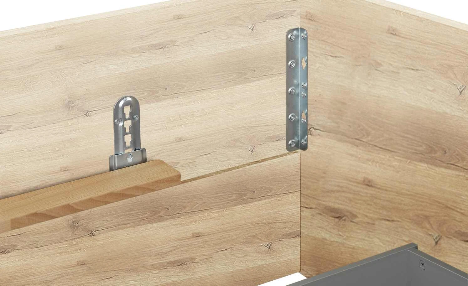 Duobett Grow Up | Risseiche (Nachbildung) 90 cm 10 Duobett Grow Up | Risseiche (Nachbildung) 90 cm – Bild 8