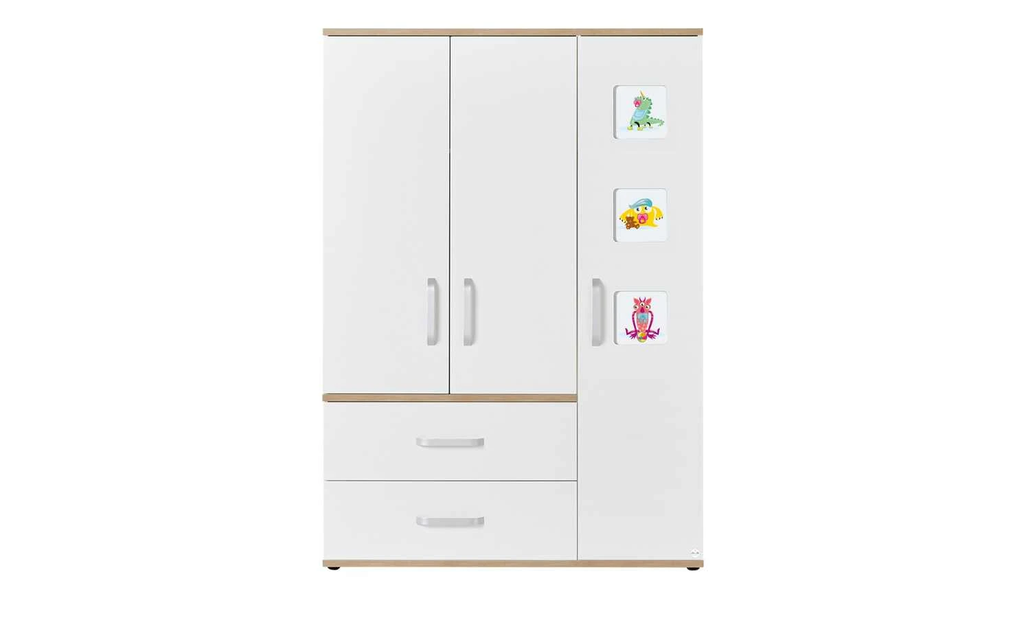 Mia & Mo Kleiderschrank, 3-türig Clea 4 Mia & Mo Kleiderschrank, 3-türig Clea – Bild 3