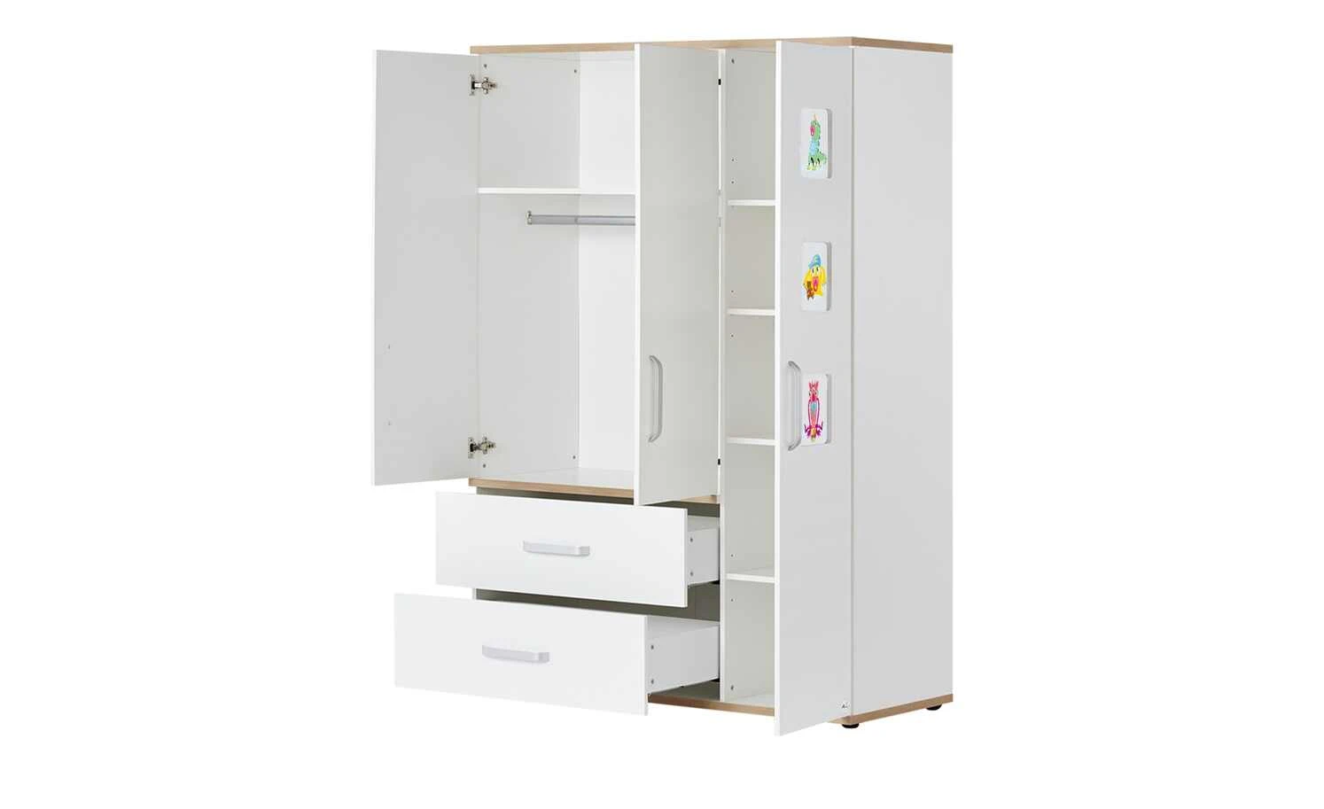 Mia & Mo Kleiderschrank, 3-türig Clea 5 Mia & Mo Kleiderschrank, 3-türig Clea – Bild 4