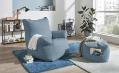 Sitzsack Sessel Fiete | Jeans (Blau)