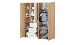 Kleiderschrank Micha | 147|cm -Kindermöbel Verkaufsladen 12116166 13 202205112232