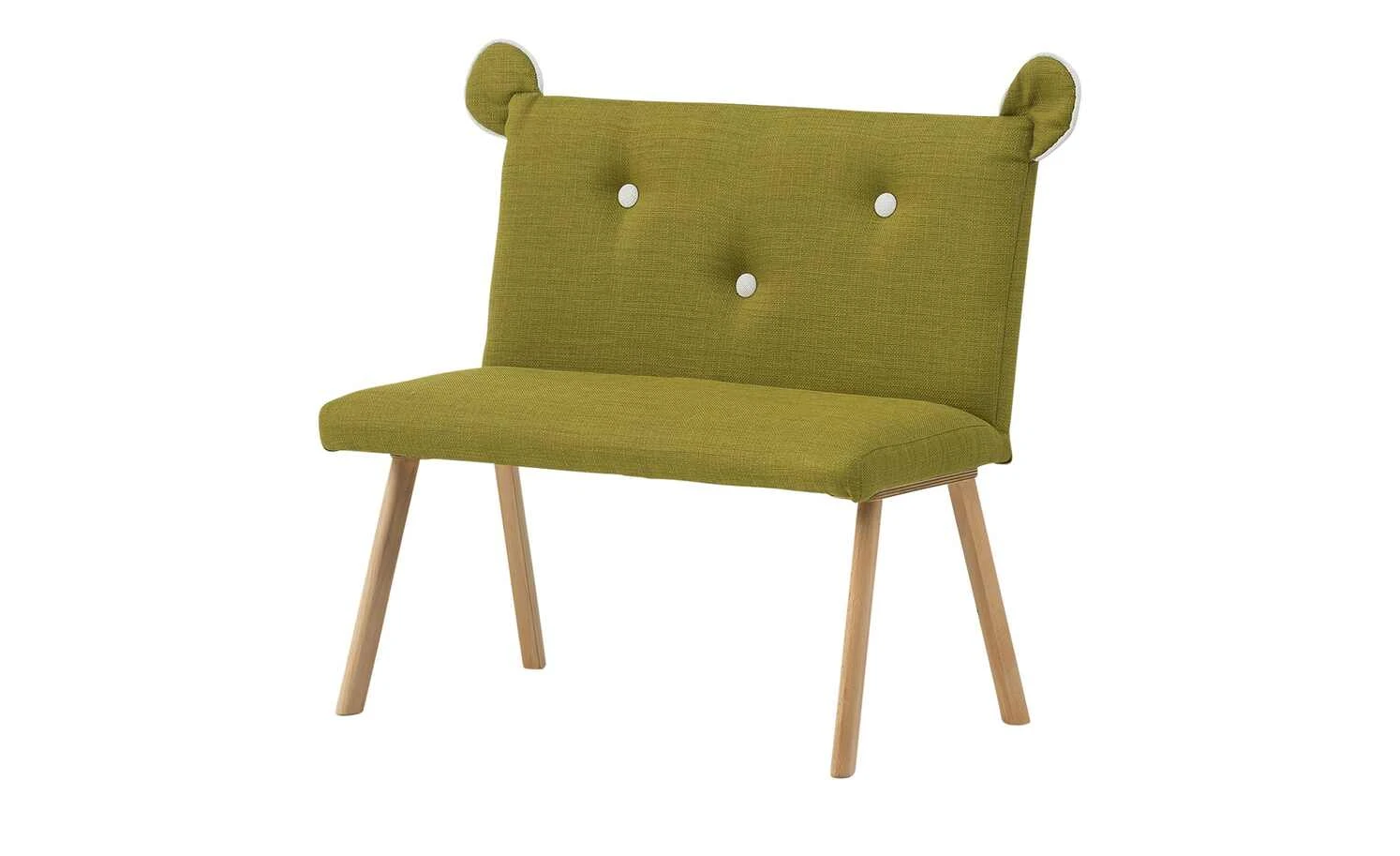 Kinder-Sitzbank mit Ohren Huschel | Grün 5 Kinder-Sitzbank mit Ohren Huschel | Grün – Bild 3