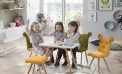 Kinder-Sitzbank mit Ohren Huschel | Curry (Gelb) -Kindermöbel Verkaufsladen 12116253 3 202104121233