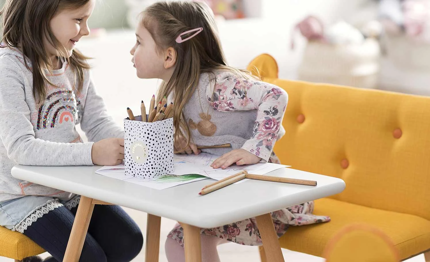 Kinder-Polsterstuhl mit Ohren Huschel | Curry (Gelb) 4 Kinder-Polsterstuhl mit Ohren Huschel | Curry (Gelb) – Bild 2