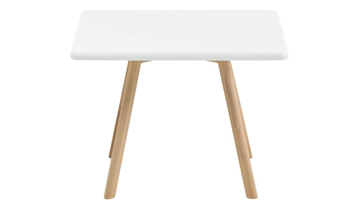 Kinder-Tisch Krümel | Weiß quadratisch 6 Kinder-Tisch Krümel | Weiß quadratisch – Bild 4