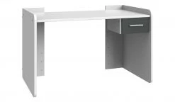 Schreibtisch Joker | Weiß / Graphitgrau mit Schubkasten -Kindermöbel Verkaufsladen 12116418 3 202109031234