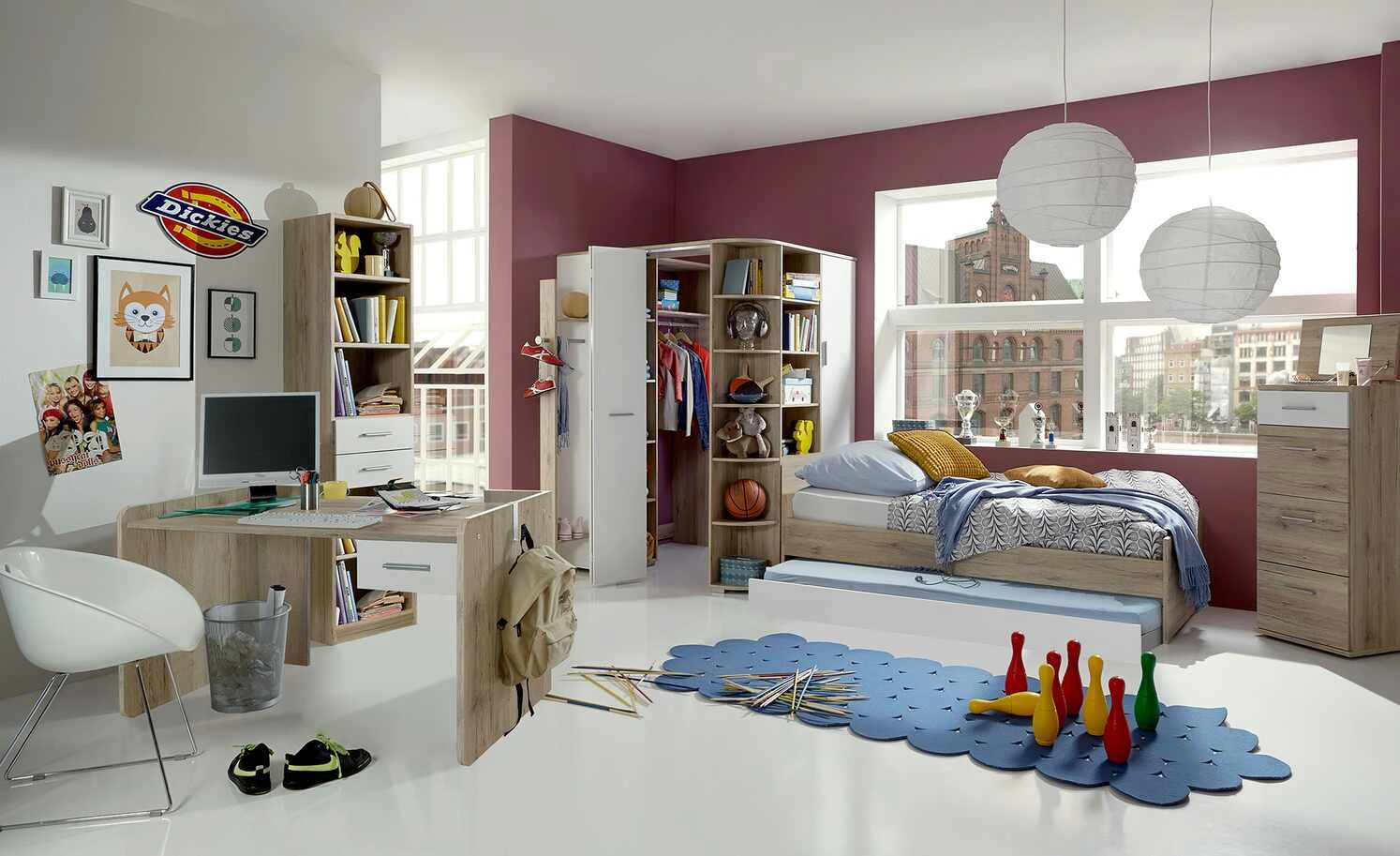 Bettgestell Joker | San Remo Eiche (Nachbildung) 4 Bettgestell Joker | San Remo Eiche (Nachbildung) – Bild 2