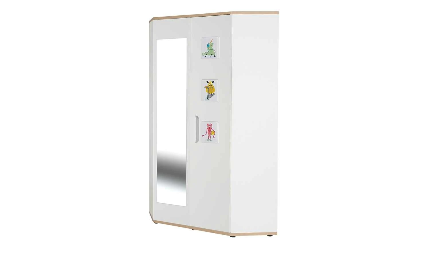 Mia & Mo Eck-Kleiderschrank Clea 3 Mia & Mo Eck-Kleiderschrank Clea