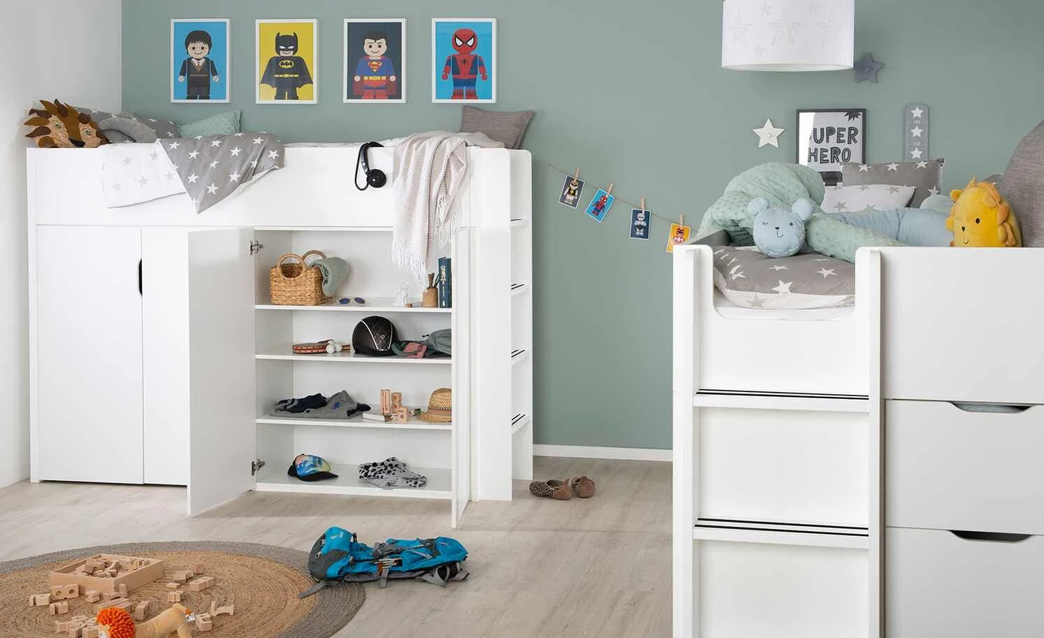 Roba Hochbett mit Stauraum Flo | 150,6|cm 3 Roba Hochbett mit Stauraum Flo | 150,6|cm