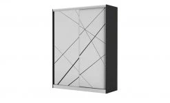 Schiebetürenschrank X Dark | Hellgrau / Anthrazit