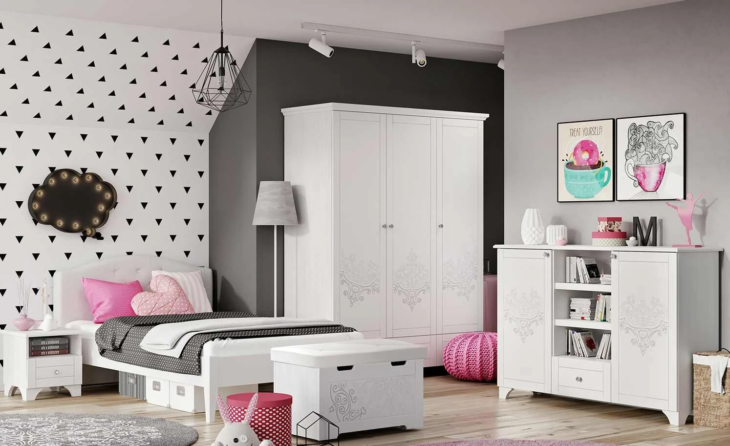 Kleiderschrank Boho | 156|cm 3 Kleiderschrank Boho | 156|cm