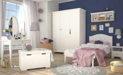 Drehtürenschrank Royal White | 156|cm