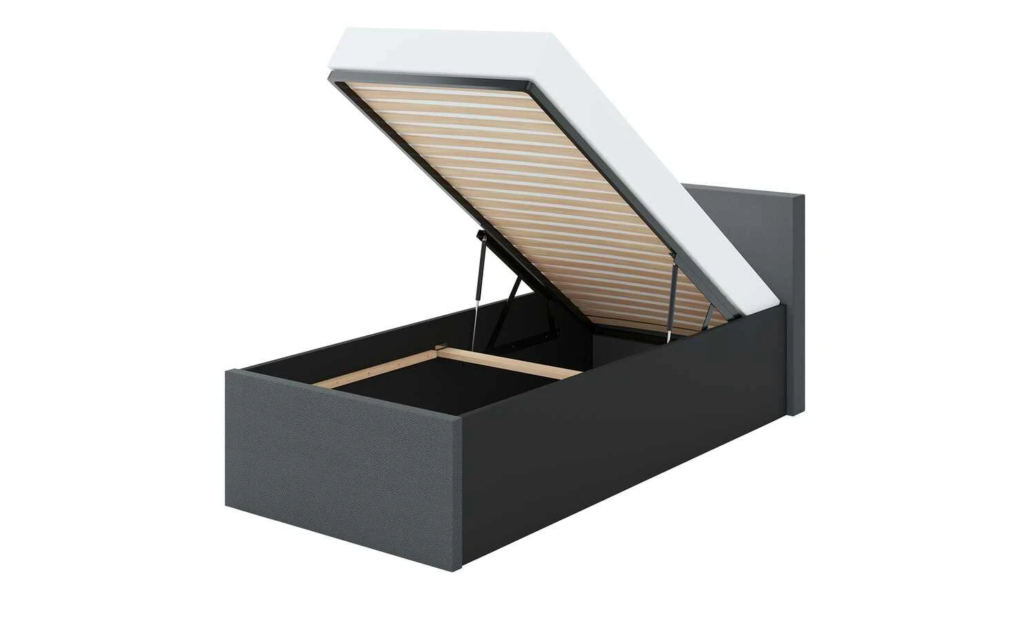 Bett Wake Up Plus | Anthrazit 90 cm 4 Bett Wake Up Plus | Anthrazit 90 cm – Bild 2