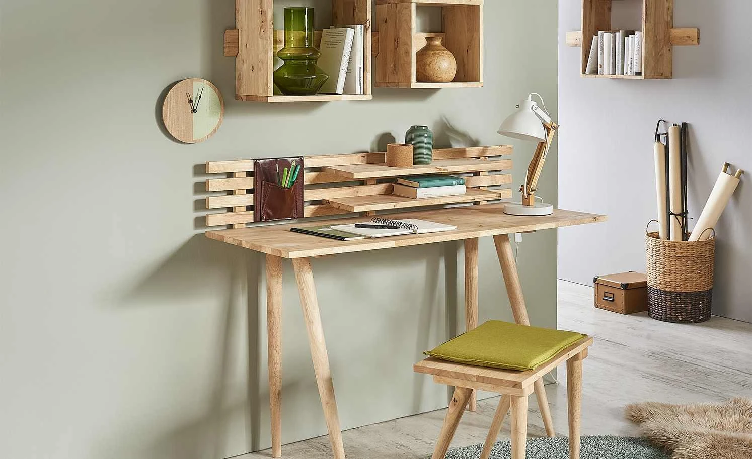 Roomers Schreibtischset Nate 3 Roomers Schreibtischset Nate