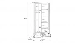 Kleiderschrank Divertido 17 Kleiderschrank Divertido -Kindermöbel Verkaufsladen 13206912 4 202204071242