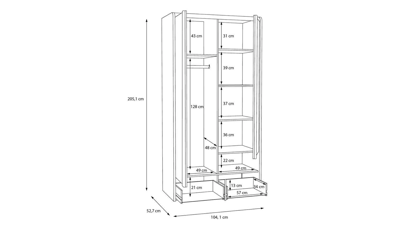 Kleiderschrank Divertido 10 Kleiderschrank Divertido – Bild 8