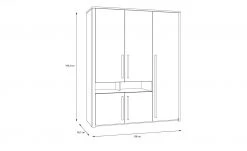 Kleiderschrank Surfinio | 158|cm -Kindermöbel Verkaufsladen 13206920 7 202204071242