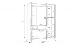 Kleiderschrank Surfinio | 158|cm -Kindermöbel Verkaufsladen 13206920 8 202204071242