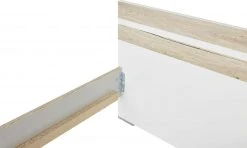 Futonbett Caja | Eiche San Remo (Nachbildung) / Alpinweiß 90x200 cm -Kindermöbel Verkaufsladen 342245402 5 201811271524