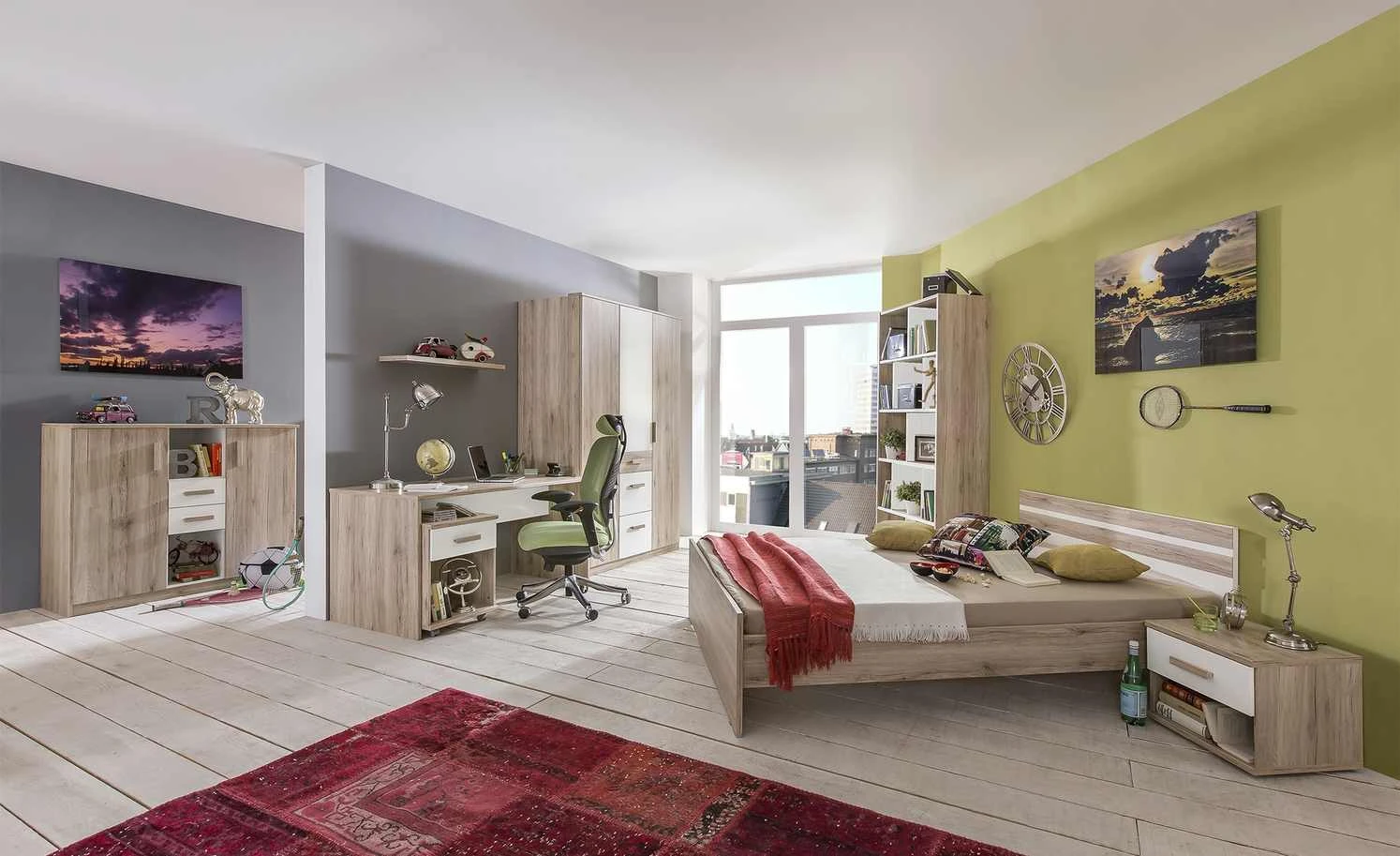 Regal Caja | Eiche San Remo (Nachbildung) 3 Regal Caja | Eiche San Remo (Nachbildung)