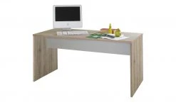 Schreibtisch Wiki | Eiche Sonoma (Nachbildung) / Weiß -Kindermöbel Verkaufsladen 342245409 2 201811271524